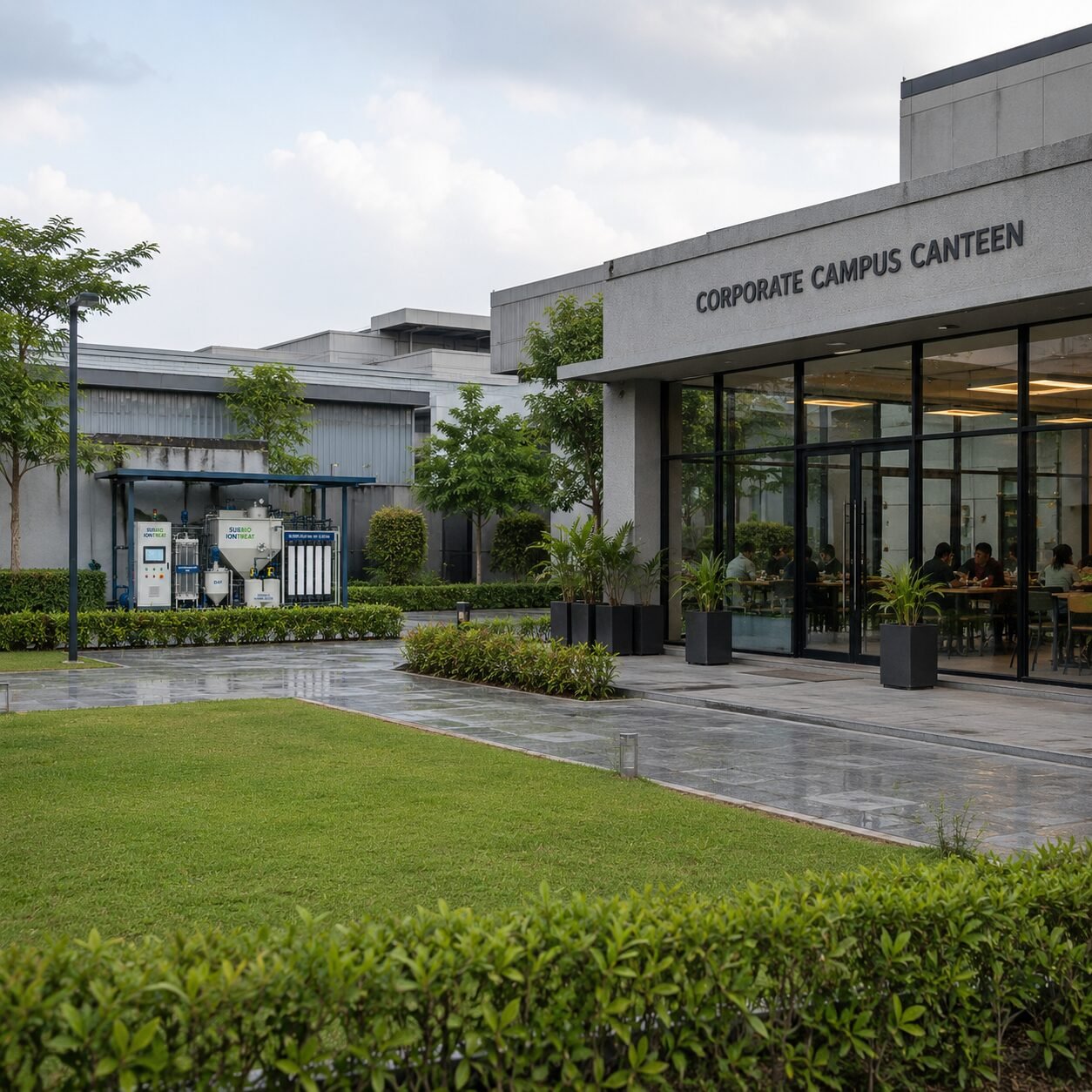 Corporate campus canteen, Verna